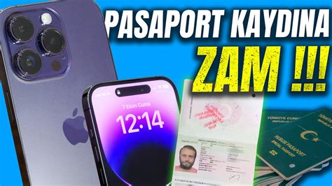 iphone 8 pasaport kaydı